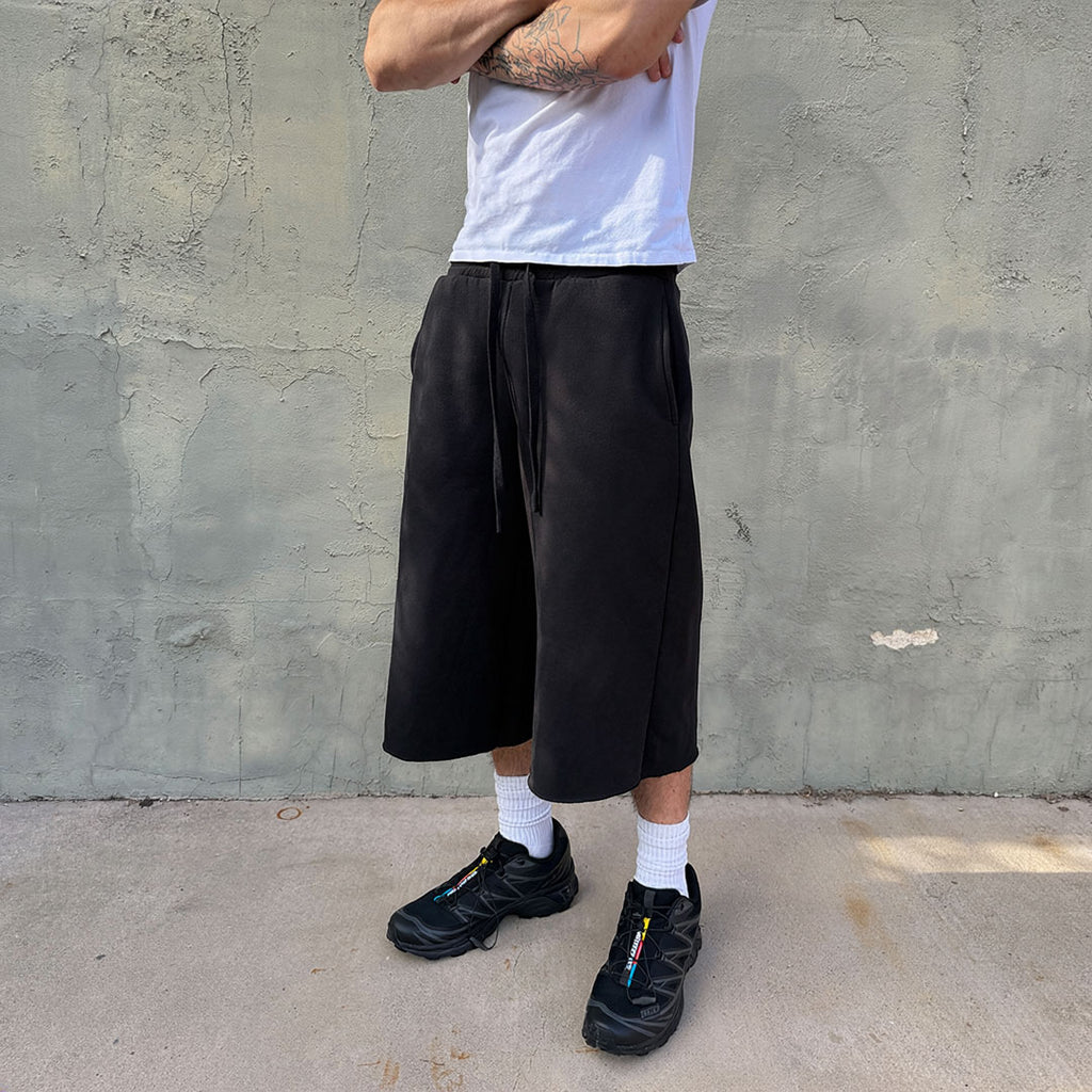 Men's Athletic 3/4 Sweats | Loose Fit Capri Sweatpants
