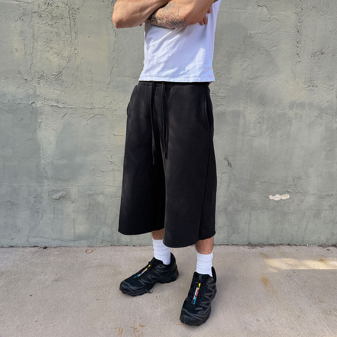 Men's Athletic 3/4 Sweats | Loose Fit Capri Sweatpants