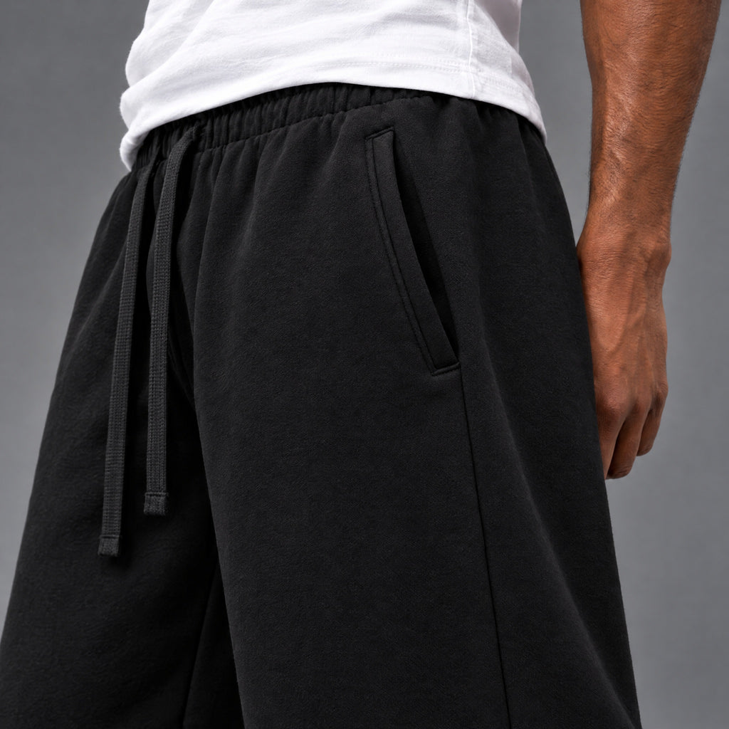 Men's Athletic 3/4 Sweats | Loose Fit Capri Sweatpants