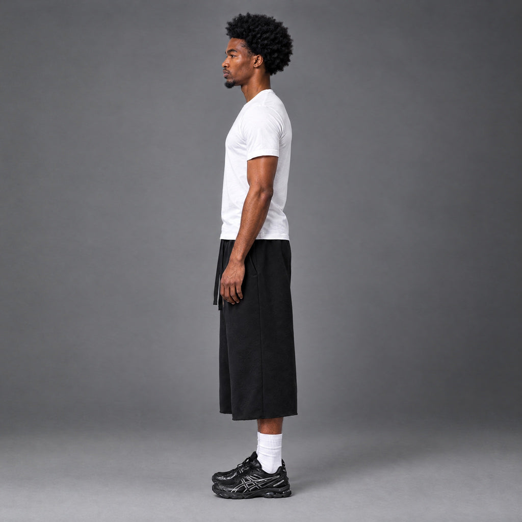 Men's Athletic 3/4 Sweats | Loose Fit Capri Sweatpants
