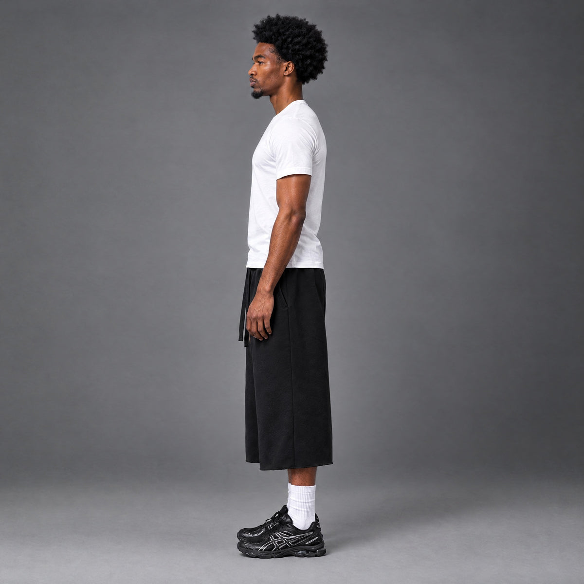 Men's Athletic 3/4 Sweats | Loose Fit Capri Sweatpants