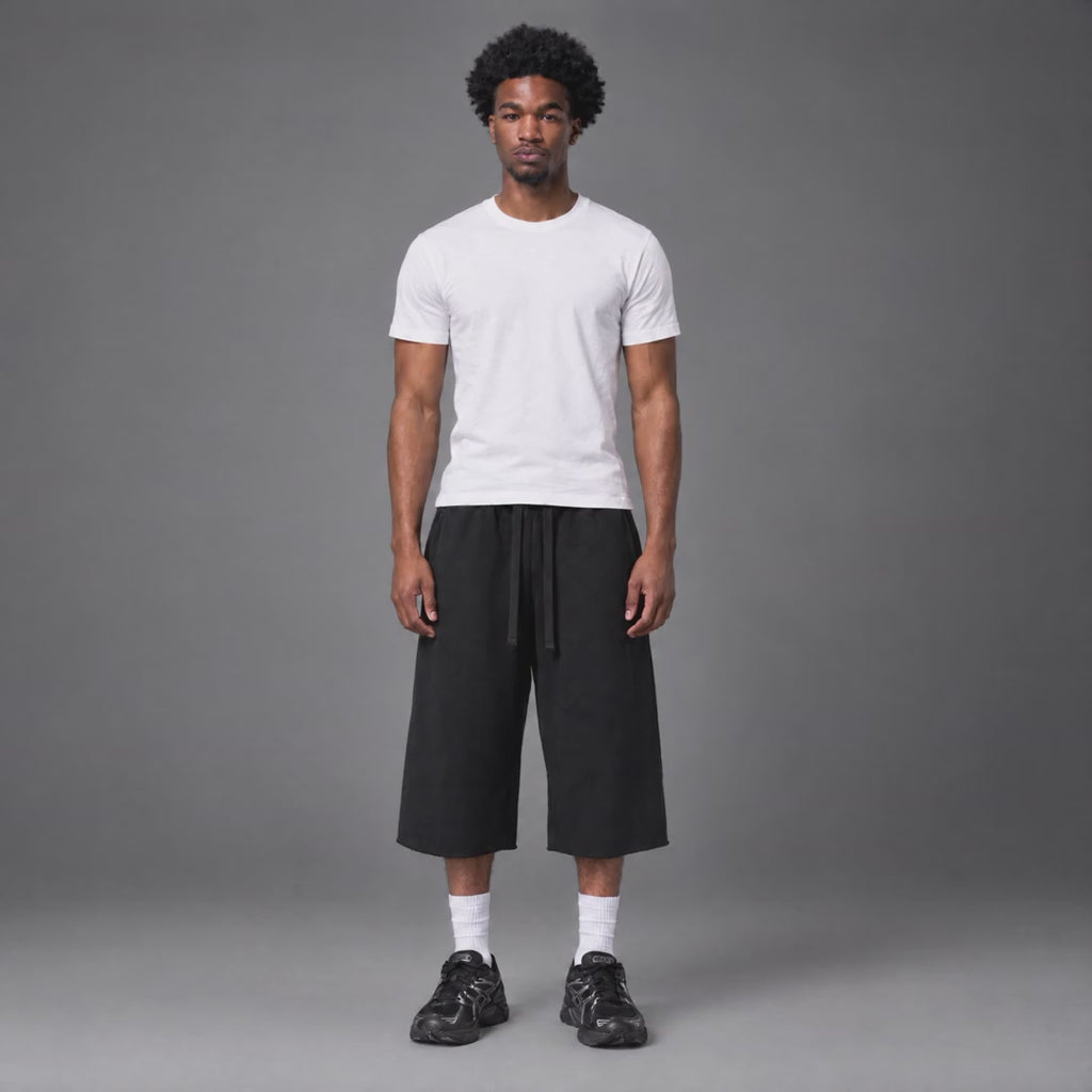 Men's Athletic 3/4 Sweats | Loose Fit Capri Sweatpants